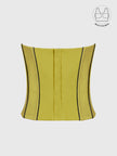 TENERA WASABI GREEN SUMMER CORSET WITH INBUILT BRA