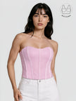 TENERA ROSE PINK COMFORTABLE CORSET WITH INBUILT BRA