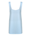Women’s breathable summer dress in sky blue with inbuilt bra.
