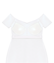 Varie off-white cocktail party dress for women
