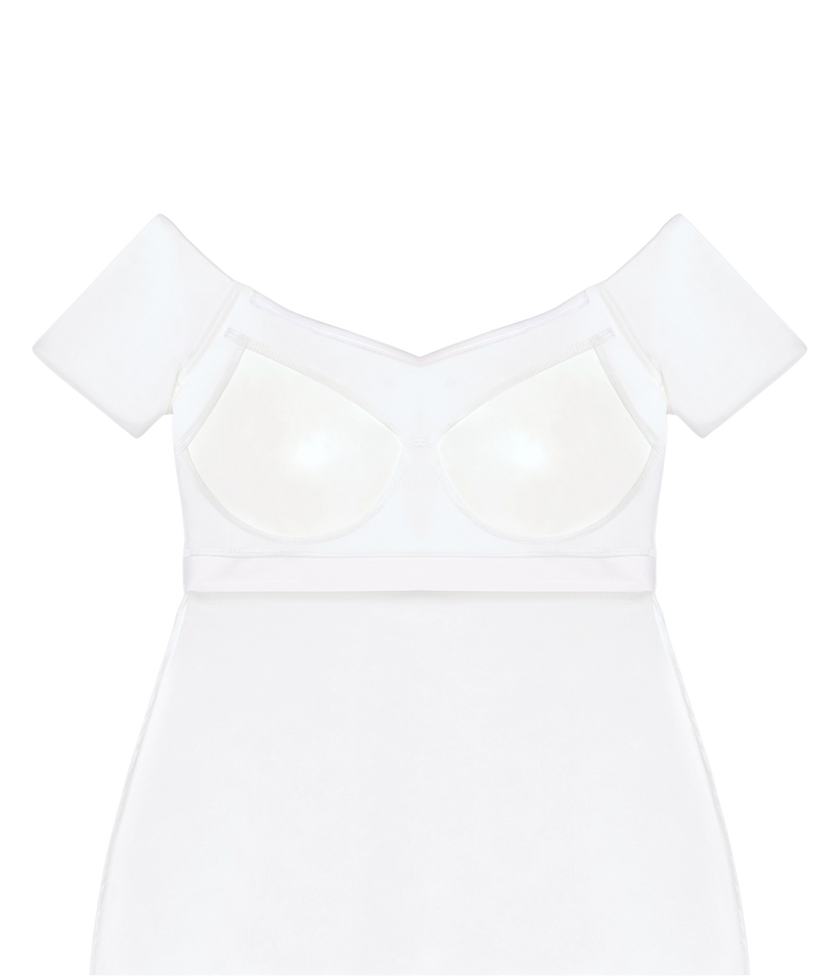 Varie off-white cocktail party dress for women