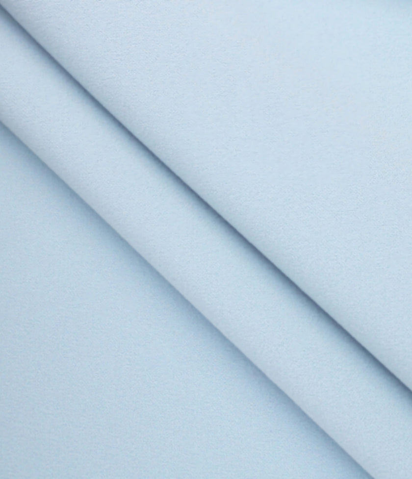 Sicura sky blue washable button-down dress with inbuilt bra